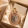 Custom Pet Portrait Leather Charm gallery image 3 showing personalized design details