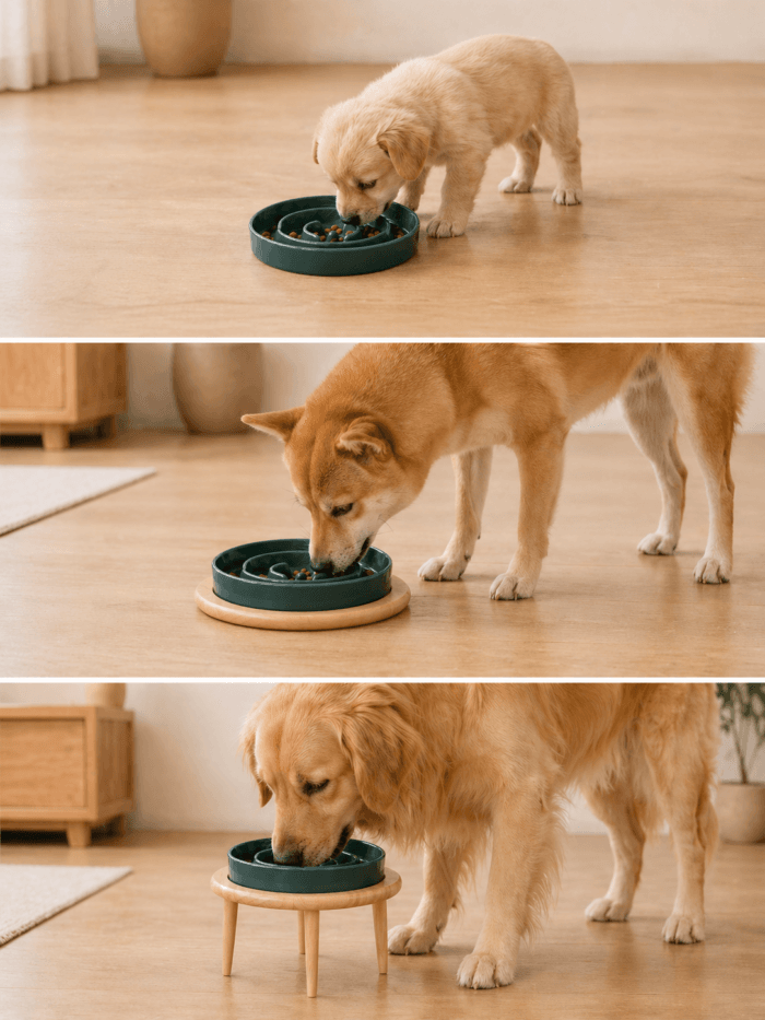 Adjustable Elevated Slow Feeder Bowl | IPAWLIO