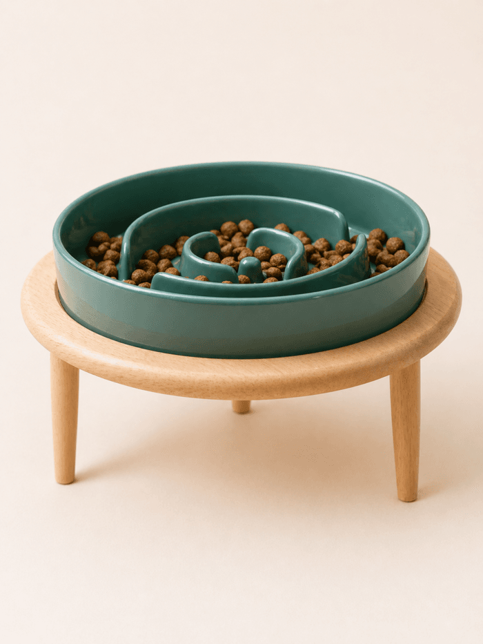 Adjustable Elevated Slow Feeder Bowl | IPAWLIO