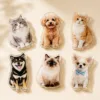 Custom Pet Photo Fridge Magnet main product view with personalized design details