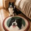 Custom Pet Photo Round Rug gallery image 3 showing personalized design details