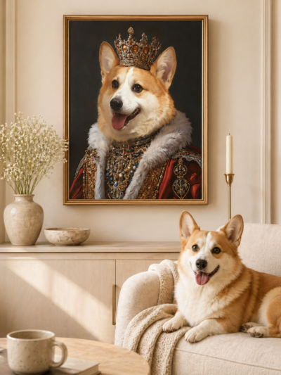 Custom Pet Portrait Canvas | Personalized Dog & Cat Wall Art