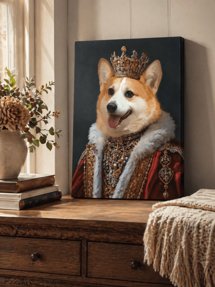 Custom Pet Portrait Canvas | Personalized Dog & Cat Wall Art