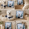 Custom Pet Portrait Canvas | Personalized Dog & Cat Wall Art
