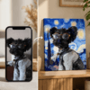 Custom Pet Portrait Canvas | Personalized Dog & Cat Wall Art
