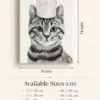 Custom Pet Portrait Canvas gallery image 8 showing personalized design details