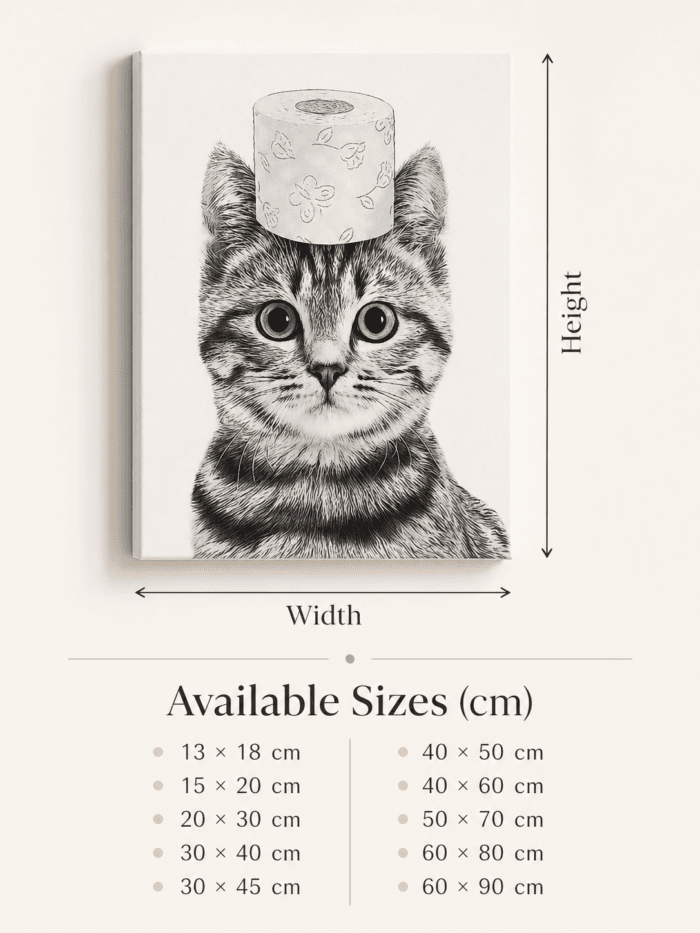 Custom Pet Portrait Canvas | Personalized Dog & Cat Wall Art