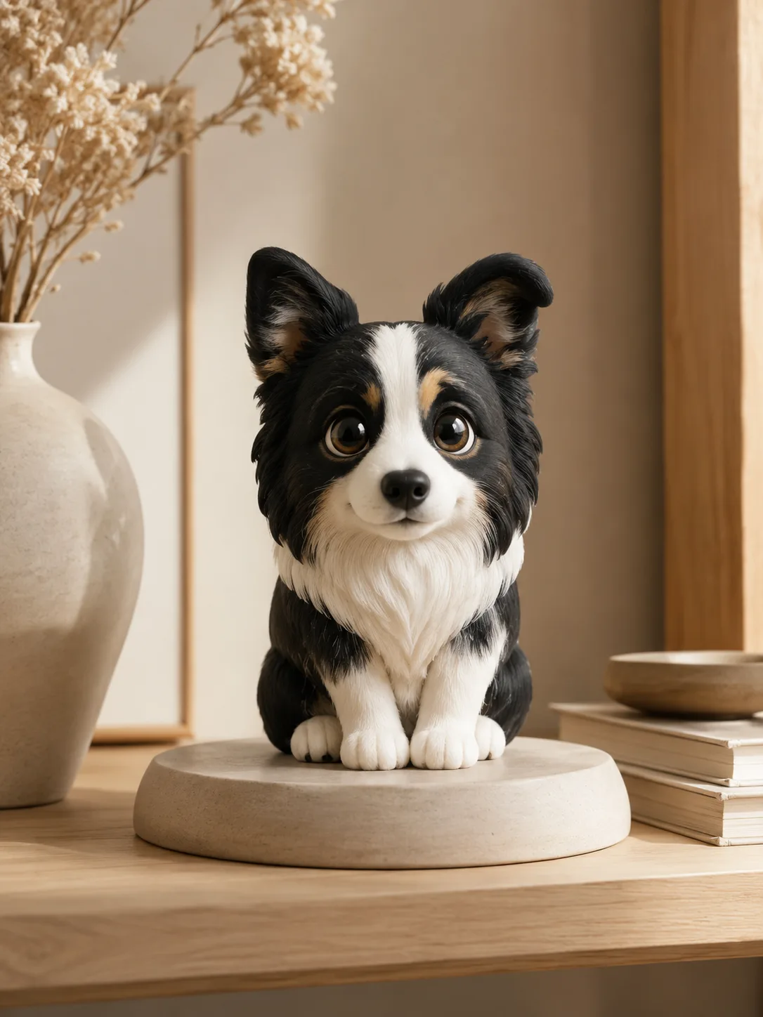 Custom 3D Pet Figure by IPAWLIO, personalized pet photo gift for dog and cat lovers