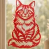 Custom Pet Portrait Papercut by IPAWLIO, personalized pet photo gift for dog and cat lovers