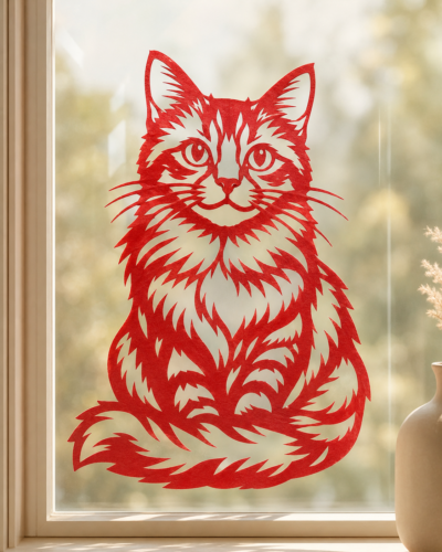Custom Pet Portrait Papercut main product image featuring handmade pet portrait papercut artwork