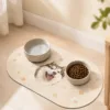 Custom Pet Feeding Mat Quick Dry and Non Slip Custom Pet Feeding Mat main product view with personalized design details