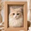 02 Custom Wool Felt Pet Portrait product gallery image 2 showing custom pet portrait wall art