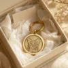 Custom Engraved Brass Pet Tag gallery image 5 with custom dog or cat portrait detail by IPAWLIO