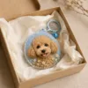 Custom Pet Portrait Felt Charm gallery image 10 with custom dog or cat portrait detail by IPAWLIO