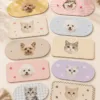 Custom Pet Feeding Mat Quick Dry and Non Slip Custom Pet Feeding Mat gallery image 5 showing personalized design details