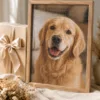 Custom Pet Portrait Puzzle Personalized Keepsake Art Custom Pet Portrait Puzzle gallery image 5 showing personalized design details