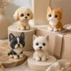 06 Custom 3D Pet Figure product gallery image 6 showing custom pet portrait gift made from a customer photo