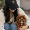 Custom Embroidered Pet Portrait Baseball Cap main product view with personalized design details