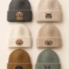 Personalized Pet Photo Embroidered Beanie gallery image 2 showing personalized design details