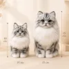 Custom Pet Chenille Portrait Figure personalization example 6 showing custom pet portrait gift made from a customer photo