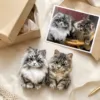 Custom Pet Chenille Portrait Figure personalization example 4 showing custom pet portrait gift made from a customer photo