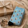 Custom Pet Face Socks Personalized Dog and Cat Photo Socks Custom Pet Face Socks gallery image 7 showing personalized design details