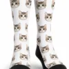 Custom Pet Face Socks Custom Pet Face Socks gallery image 11 showing personalized design details