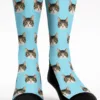Custom Pet Face Socks Custom Pet Face Socks gallery image 13 showing personalized design details