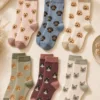 Custom Pet Face Socks Personalized Dog and Cat Photo Socks Custom Pet Face Socks gallery image 6 showing personalized design details