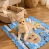Custom Pet Photo Cooling Mat gallery image 3 showing personalized design details