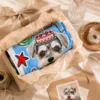 Custom Pet Photo Cooling Mat gallery image 4 showing personalized design details