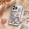 Custom Pet Phone Case detail and personalization image featuring personalized dog or cat photo phone case artwork