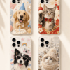 Custom Pet Phone Case product gallery image featuring personalized dog or cat photo phone case artwork