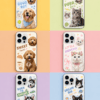 Custom Pet Phone Case lifestyle product image featuring personalized dog or cat photo phone case artwork