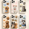 Custom Pet Phone Case detail and personalization image featuring personalized dog or cat photo phone case artwork