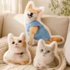 IPAWLIO Custom Pet Photo Pillow - Custom Pet Portrait Pillow Image Custom Pet Photo Pillow by IPAWLIO, personalized pet photo gift for dog and cat lovers