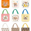 Custom Pet Photo Tote Bag main product image featuring personalized pet photo canvas tote bag design