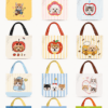 Custom Pet Photo Tote Bag lifestyle product image featuring personalized pet photo canvas tote bag design