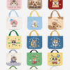 Custom Pet Photo Tote Bag detail and personalization image featuring personalized pet photo canvas tote bag design