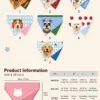 Custom Pet Portrait Bandana12 Custom Pet Portrait Bandana gallery image 9 showing personalized design details