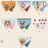Custom Pet Portrait Bandana Personalized Dog and Cat Scarf Custom Pet Portrait Bandana gallery image 7 showing personalized design details
