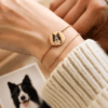 Custom Pet Portrait Bracelet main product image featuring personalized pet portrait bracelet jewelry