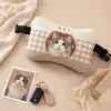 Custom Pet Portrait Car Headrest Pillow personalization example 2 showing personalized pet photo home gift