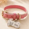 Custom Pet Portrait Collar gallery image 10 with custom dog or cat portrait detail by IPAWLIO