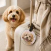 custom-pet-portrait-luggage-tag9 Custom Pet Portrait Luggage Tag personalization example 2 showing personalized pet portrait keepsake accessory