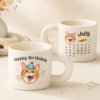 Custom Pet Portrait Mug main product image featuring personalized dog or cat portrait mug artwork