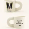 Custom Pet Portrait Mug gallery image 13 with custom dog or cat portrait detail by IPAWLIO