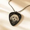 Custom Pet Portrait Pick Necklace personalization example 9 showing personalized pet portrait keepsake accessory