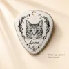 Custom Pet Portrait Pick Necklace personalization example 13 showing personalized pet portrait keepsake accessory
