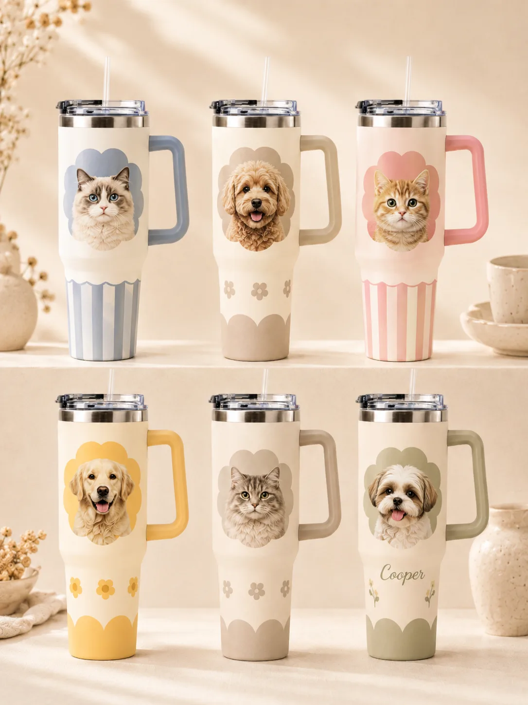 Custom pet workday desk gift set
